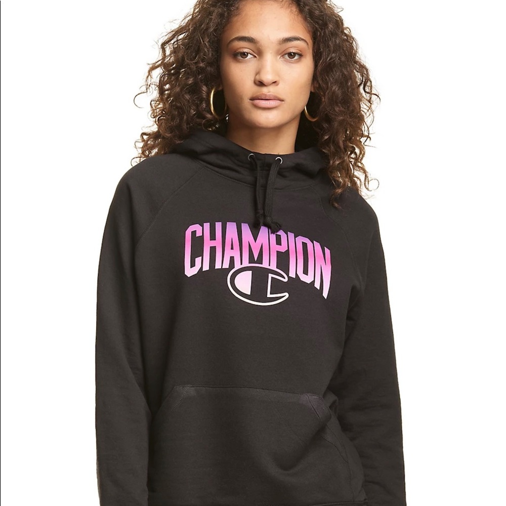 Women's Champion® Powerblend Ombre Graphic Hoodie size 1x
